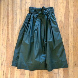 Uniqlo high waist paper bag skirt